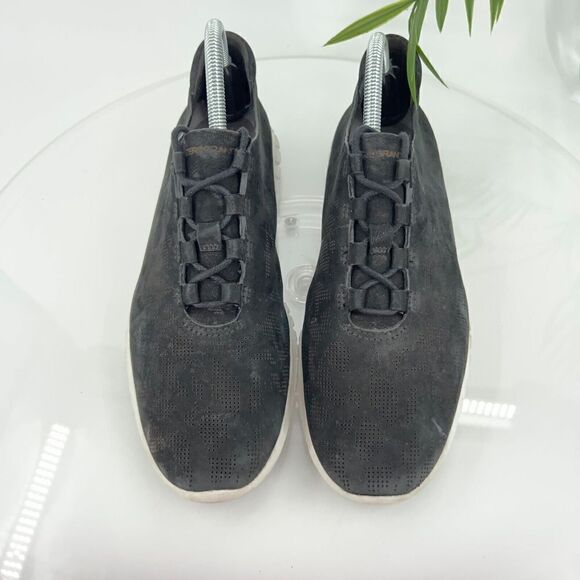 Cole Haan Women's ZeroGrand Oxford Sneaker Size 10 Trainer Black Suede Shoe - Picture 4 of 12